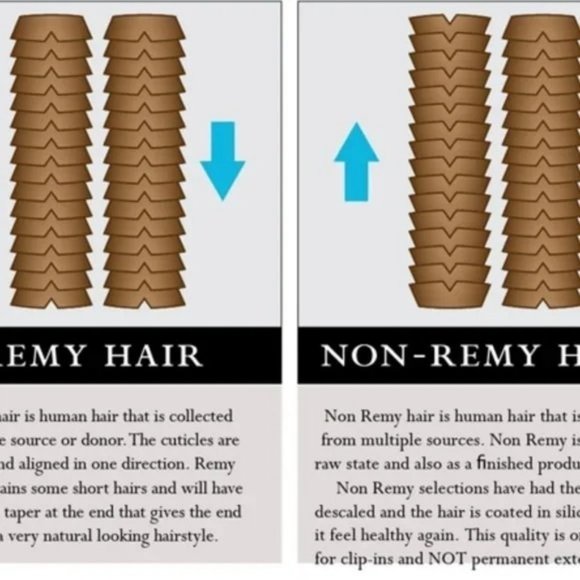 High Quality Human Hair Extensions 1B Straight 16" inches 2 - Picture 6 of 6